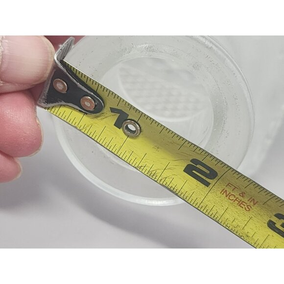 Vintage Diamond-Cut Glass Decanter With Cork Lid - Picture 12 of 12